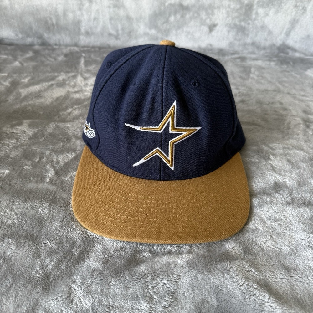 Houston Astros snapback hat Mitchell & Ness MLB Pro Cooperstown Collection